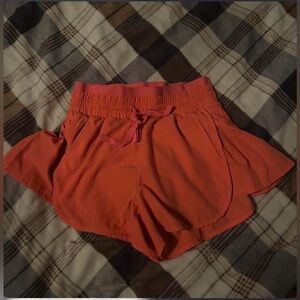 Women's Orange Shorts